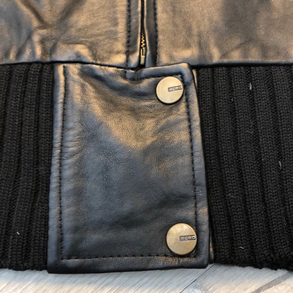 Sexy Af Partial Leather Partial Sweater Vest - image 6